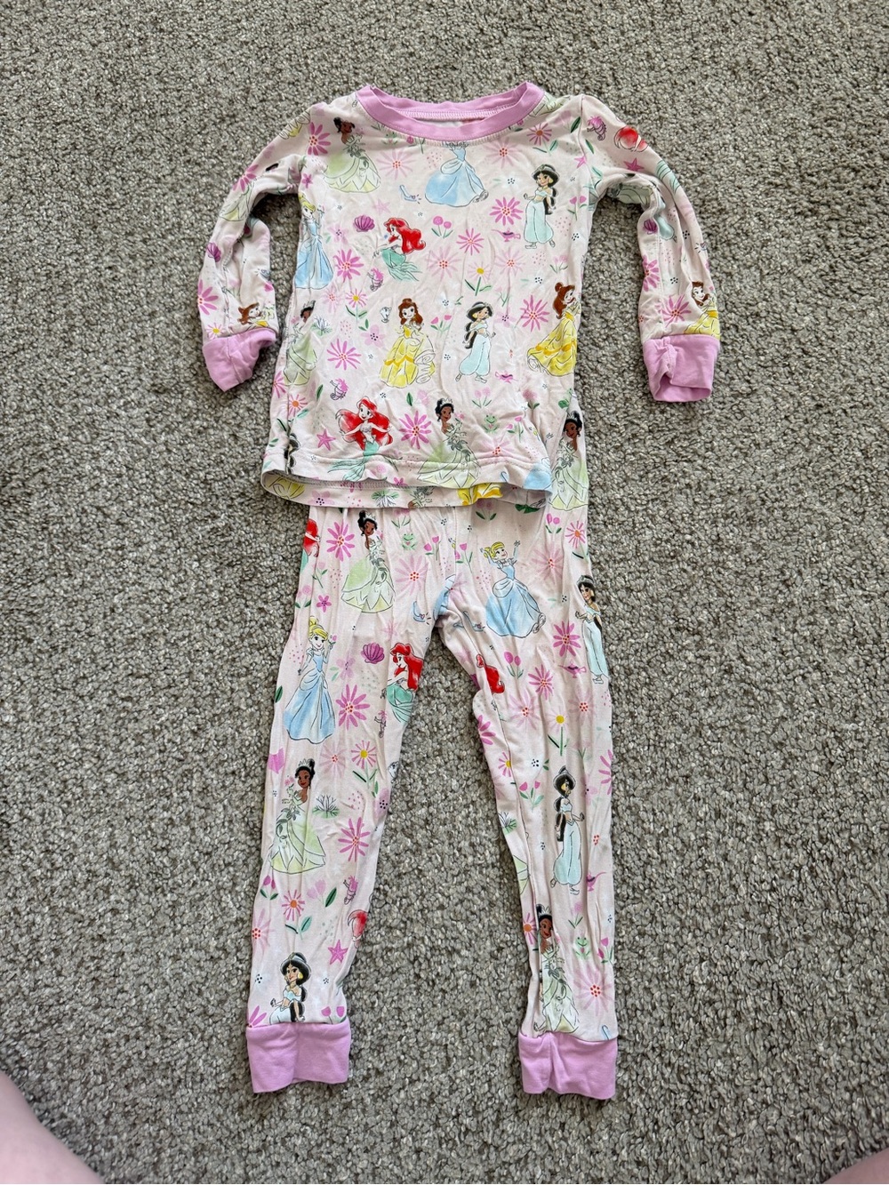 Little sleepies Disney princess Pajama Set